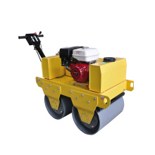 Construction Machinery Equipment Human Steering Double Drum Walk Behind Vibratory Road Roller